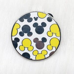 🔮 5/$25 Disney Yellow‎ And Silver Mickey Ears Pin